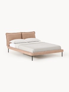 Gestoffeerd bed Amelia van teddy boucl&eacute;