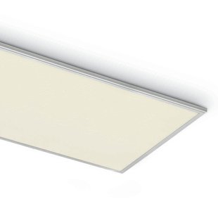 ONE Light Rectangular Panels - plafond/hanglamp - 119,5 x 59,5 x 2 cm - 60W dimbare LED incl. - wit - koel witte lichtkleur