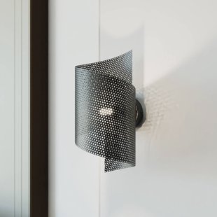 EMIBIG LIGHTING Wandlamp Spiral, zwart, metaal, G9, 29 cm hoog