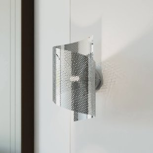 EMIBIG LIGHTING Wandlamp Spiral, chroomkleurig, metaal, G9, 29 cm hoog