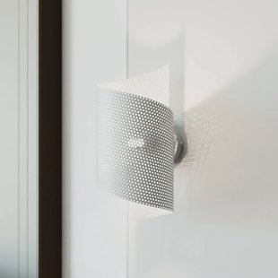 EMIBIG LIGHTING Wandlamp Spiral, wit, metaal, G9, 29 cm hoog