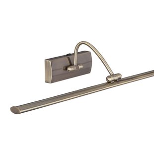 Searchlight LED Picture Lights - wandverlichting met schakelaar - 38 x 11 cm - 3W LED incl. - antiek messing