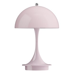 Louis Poulsen Panthella Tafellamp V3&Oslash;16 LED Oplaadbaar Opal Rose