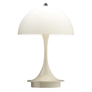 Louis Poulsen Panthella Tafellamp V3&Oslash;16 LED Oplaadbaar Opal Beige