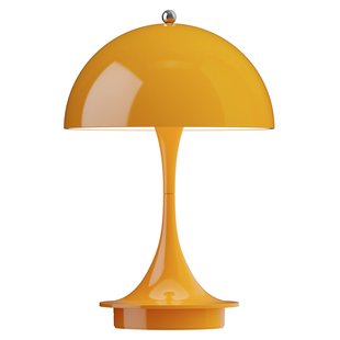 Louis Poulsen Panthella Tafellamp V3&Oslash;16 LED Oplaadbaar Opaque Orange