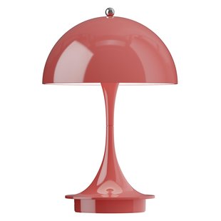 Louis Poulsen Panthella Tafellamp V3&Oslash;16 LED Oplaadbaar Opaque Coral