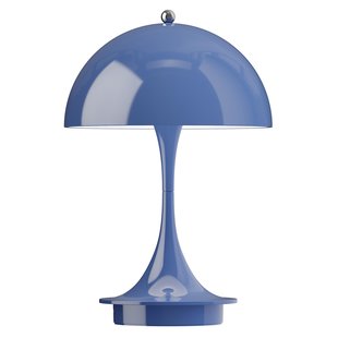Louis Poulsen Panthella Tafellamp V3&Oslash;16 LED Oplaadbaar Opaque Indigo