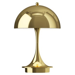Louis Poulsen Panthella Tafellamp V3&Oslash;16 LED Oplaadbaar Brass