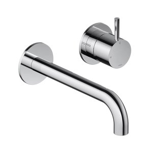 Hotbath Cobber Wastafelkraan inbouw - 18 cm uitloop - chroom CB105EXT18CR HBCB105