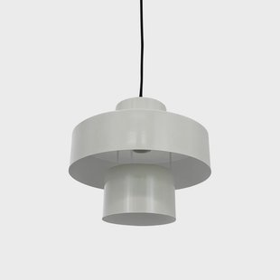 Dyberg Larsen hanglamp Stoke, putty wit, Ø 20 cm, metaal