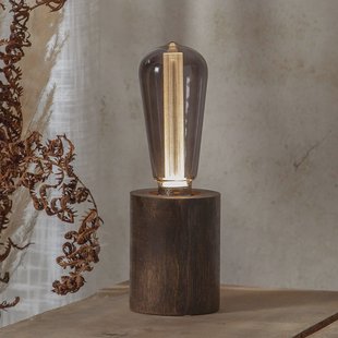 STAR TRADING LED lamp DecoLED NGC, Rustika E27 1,1 W grijs 2.800 K