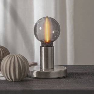 STAR TRADING LED lamp DecoLED One G80 E27 2W zwart 1800K 3-staps