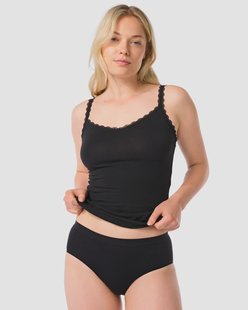 HEMA Dameshipster naadloos micro zwart (zwart)