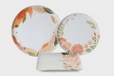 18-delige dinerset Mylène porselein | Hermia