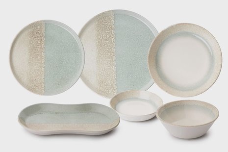 27-delige dinerset Hazel porselein | Hermia