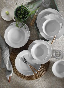 18-delige dinerset Maddy porselein | Hermia