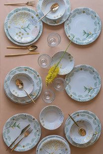 24-delige dinerset Edith porselein | Hermia