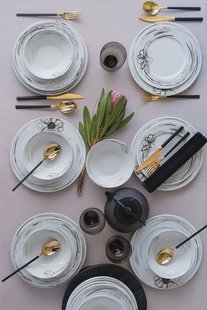 24-delige dinerset Cécile porselein | Hermia