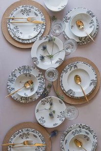 24-delige dinerset Delphine porselein | Hermia