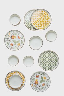 12-delige ontbijtset Bloom keramiek | Hermia