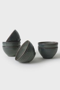 Set van 6 kommen Kingston keramiek | Hermia