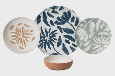 7-delige kommenset Nanouk porselein | Hermia