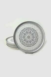 Set van 6 borden keramiek | Hermia