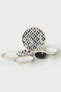 18-delige ontbijtset Sigrid keramiek | Hermia