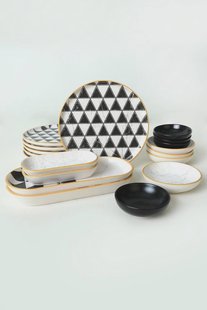 18-delige ontbijtset Pixie keramiek | Hermia