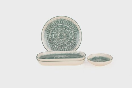 28-delige ontbijtset Jaëlle keramiek | Hermia
