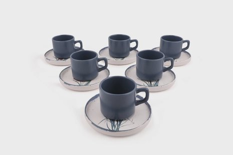 12-delige theeset Musa keramiek | Hermia