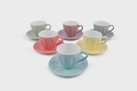 12-delige theeset Stella keramiek | Hermia
