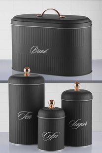 Set van 4 opbergpotten Bread | Heritage