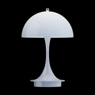 Louis Poulsen Panthella 160 Portable v3 tafellamp Opal pale blue