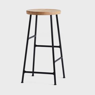 HAY Cornet barkruk 65 cm Oiled oak-soft black HAY Cornet barkruk 65 cm Oiled oak-soft black