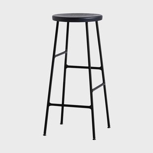 HAY Cornet barkruk 75 cm Soft black oak-soft black