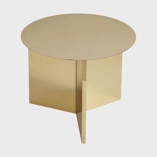 HAY Slit salontafel Ø45 cm Brass