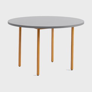 HAY Two-Colour eettafel Ø120 cm Ochre-light grey HAY Two-Colour eettafel Ø120 cm Ochre-light grey