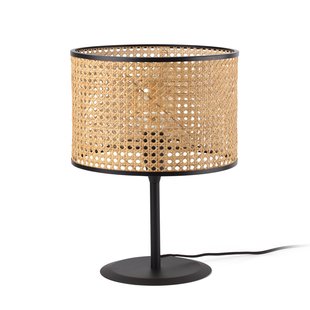 Faro Mambo - tafellamp - Ø 32 x 49,5 cm - lichtbruin en zwart