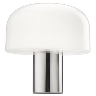 Flos Bellhop Glass Tafellamp LED Bright Aluminum