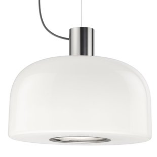 Flos Bellhop Glass S2 Hanglamp LED Bright Aluminum