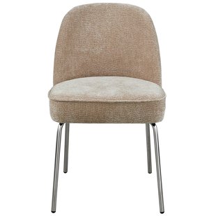 WOOOD Vogue Eetkamerstoel Chrome Zand