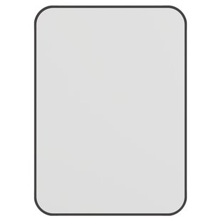 Spiegel Haceka Deco Rechthoek Afgeronde Hoeken 55x40cm Mat Zwart