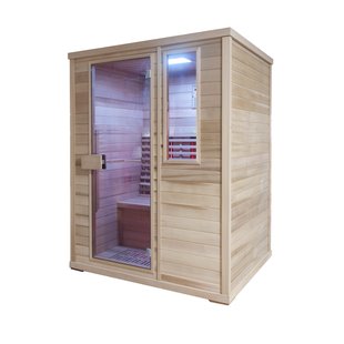 Infraroodsauna Elite Wellness Premiumline Norway 150x120x200 cm Red Cedar Hout