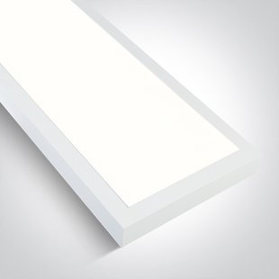 ONE Light UGR19 Backlit - plafondlamp - 120 x 15 x 4,2 cm - 30W LED incl. - zwart