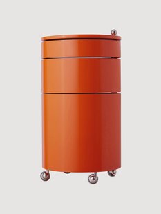 Ronde rolcontainer Barboy, Design Verner Panton
