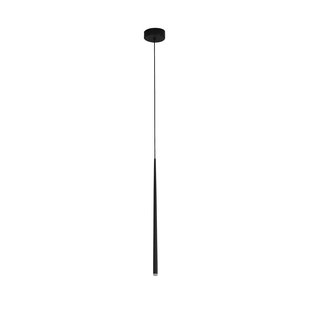 Nova Luce Giono - hanglamp - Ø 8 x 230 cm - 3W LED incl. - zand zwart