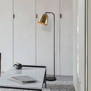 Opviq Vloerlamp Tattoo 4091 goud antiek/zwart, metaal hoogte 120 cm