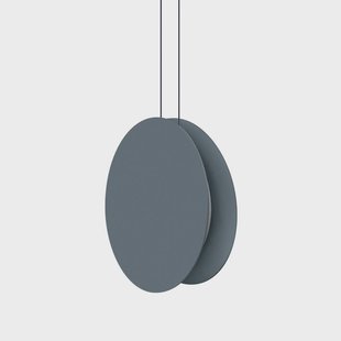 Linea Light LED hanglamp Yo-Yo, grijs, 2.700 K, aluminium, PMMA, dimbaar