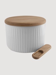 Zoutdoos Legio Nova met deksel en lepel, set van 3